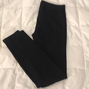 Express straight leg stretchy black leggings